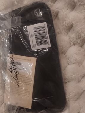 Patricia Nash Black Leather Clutch